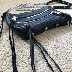 Rebecca Minkoff Panama Mini 5 Zip Leathr Crossbody